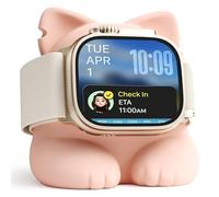 ELETIUO Supporto per caricabatterie compatibile con Apple Watch Series 49/45/44/42/41/40/38 mm, iWatch Ultra2/Ultra/9/8/7/6/SE2/SE/5/4/3/2/1, accessori in silicone, supporto per la modalità di