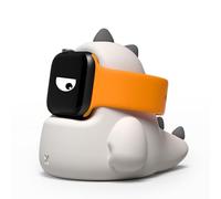ELETIUO Supporto per caricabatterie compatibile con Apple Watch Series Ultra/8/SE2/7/6/SE/5/4/3/2/1 (49 mm, 45 mm, 44 mm, 42 mm, 41 mm, 40 mm, 38 mm), supporta la modalità comodino, bianco
