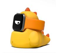 ELETIUO Supporto per caricabatterie compatibile con Apple Watch SeriesUltra/8/SE2/7/6/SE/5/4/3/2/1 (49 mm, 45 mm, 44 mm, 42 mm, 41 mm, 40 mm, 38 mm), supporta la modalità comodino, giallo