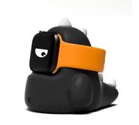 ELETIUO Supporto per caricabatterie compatibile con Apple Watch SeriesUltra/8/SE2/7/6/SE/5/4/3/2/1 (49 mm, 45 mm, 44 mm, 42 mm, 41 mm, 40 mm, 38 mm), supporta la modalità comodino, nero