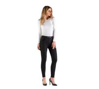 ELETTA MILANO 1 Pezzo Leggings Termico Donna EL-401 Modello Effetto elgante. Nero M/L