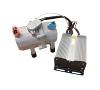 Elettrica Del Compressore Condizionamento D'aria Automatico For Il Camion | Compressore AC in alluminio con stabile frizione a scanalatura singola