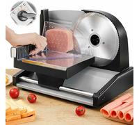 Elettrica Fettatrice Di Carne Con Spessore Regolabile, Lama In Acciaio Inossidabile Per Uso Domestico - Perfetta Per Tagliare Carne, Tostato, Salsiccia E Frutta Dura