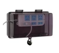 elettrica impermeabile - scatola di immagazzinaggio per stazione di ricarica esterna | Custodia impermeabile per caricabatterie EV, design richiudibile nei colori bianco e nero - resistente