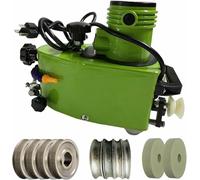 Elettrica Piccola Macchina Di Fresatura Del Vetro Con 8 Ruote Di Diamante, Destra Rotonda Del Fresatore Del Bordo Del Fascicolo Della Fresatrice Del Bordo Del Vetro 8000rpm