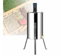 Elettrica Smielatore Per Miele Con Coperchio In Vetro 3 Cornici, a Nido D'ape Miele In Acciaio Inox Apicoltura Centrifugavelocità Regolabile Professionale Estrattore Per Apicoltori Dilettanti