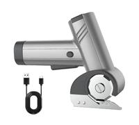 Elettriche - 2000mAh Ricaricabile con Lama Dotata di Luce LED,4V Cutter Elettrico per Cartone,Per Carta, Tessuto, Artigianato, Tappeto, Garage, Ufficio, Lavoro, Cucito e Costruzione
