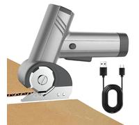 Elettriche,2000mAh Ricaricabile con Luce LED e | 4V Cutter Elettrico per Cartone,Per Garage Ufficio Lavori Fai Da Te Cucito Carta Tessuto Moquette