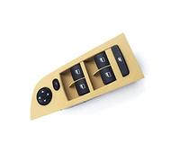 Elettrichepulsantiera Interruttori 61319217329 Accessori Per Auto Pulsante Regolatore Interruttore Di Comando Alzacristalli Elettrici Per Serie 3 E91 328i 320i 325i 335i(Beige)