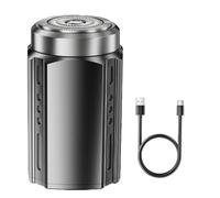 Elettrici Per Uomo Viso Trimmer Elettrico Impermeabile Display Digitale | o Portatile Da Viaggio Ideale per Papà, Marito, Viaggio, Casa, Bagno e Routine Quotidiana del Mattino