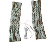 elettrici ricaricabili, scalda gambe calze invernali riscaldati USB riscaldamento ricaricabile e lavabile caldo per campeggio in bicicletta da trekking