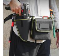 Elettricista, Cintura per Borsa degli Attrezzi in Tessuto Oxford Resistente All'usura con Tasche Multiple e Fessure per il Trasporto, Cintura Regolabile per Addetti Alla