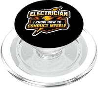 Elettricista divertente So come condurre me stesso elettricità PopSockets PopGrip per MagSafe