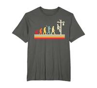 Elettricista Evoluzione Umana Lineman Maglietta