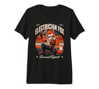 Elettricista Fox Current Expert Retro Maglietta Premium