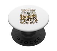 Elettricista Gioco di parole Lineman Wireman Journeyman elettrico PopSockets PopGrip Adesivo