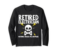 Elettricista in Pensione Niente Mi sconvolge più Maglia a Manica