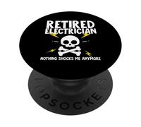Elettricista in pensione Niente mi sconvolge più PopSockets PopGrip Adesivo