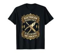 Elettricista Vintage Fingendo Non so Meglio Maglietta