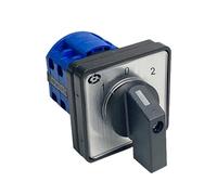 Elettrico 2/3/4 Posizione 8 Terminali Commutatore a camma rotante con viti Strumento utile 660V 20A LW28-20 LW26-20 YMW26 Serie(1-0-2)