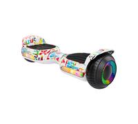 Elettrico a due ruote a ruota a due ruote Cruiser RGB da 100 kg 10 km/h bianco