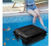 Elettrico A Energia Solare Robot Skimmer Per Piscine - Pulitore Galleggiante Per Piscine Fuori Terra, Skimmer Robotizzato Automatico Per Piscine Con Parcheggio Automatico Intelligente E Potenza