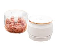 elettrico aglio, magra aglio elettrico,USB Charging Food Robyler - Hobinatore elettrico portatile senza fili con ciotola, leggero per la cucina della cucina per bambini insalata di cibo per bambini,