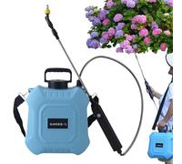 Elettrico Batteria Powered Sprayer, USB Ricaricabile Pump, Adjustable Nozzle System, 5L/8L Lawn Care Tank, Retractable Wand, Shoulder Strap Design for Garden and Yard