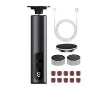 Elettrico Callus Remover, 2 in 1 Callus Remover, 5.94x1.22in Feet Pedicure Tools, Sandpaper Discs Grinding Heads, 9 Speeds, Effective for Dead, Cracked, Hard Skin