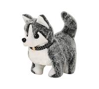 Elettrico Cane Giocattoli Cagnolino Che Abbaia e Cammina Morbido Ripieni Cane Giocattolo Cagnolino Peluche Interattivo giocattolo elettrico cane pet Simulazione Peluche per Bambini Educazione Regalo