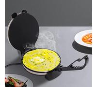 Elettrico Chapati Roti Maker Flatbread Tortilla Machine Padella Double Face Press Papad Tacos Electric per omelette Pizza Tacos Tostadas e Quesadillas 220V 392°F