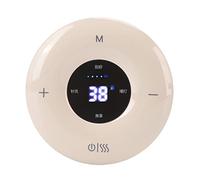 Elettrico Gua Sha Rottamazione Massaggiatore USB Ricarica Multi Funzione Fisica Gua Sha Massaggiatore con Aspirazione di Calore Strumenti Facciali Per La Casa(Beige)