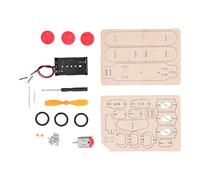 Elettrico in legno aereo a vela fai da te modello di assemblaggio giocattolo stelo edificio educativo set per bambini esperimento scientifico e interazione con i genitori