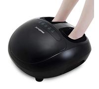 Elettrico Massaggiatore Plantare Piede Shiatsu Scrap Air Compression Massaggio termico per casa alleviare l'affaticamento del biglietto,Black