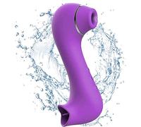 Elettrico massaggiatore,ṥucchia e lînguá çlitòrīdè massaggiatoreVîbrātóri Donna Clîtórîdiẹñ, con 10 livelli di massaggio regolabili, adatto per massaggi familiari e da viaggio (Viola2)