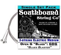 elettrico Medium "blues Blaster" 3-string Cigar box chitarra - basso Open g - Gdg