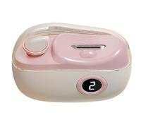 Elettrico Nail Clippers, USB ricaricabile Fingernail Cutter, LED Display con 3-Speed Settings, Scraps Storage, Ideal for Elderly, Baby Care, Travel, and Home Use