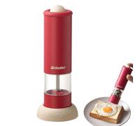 Elettrico Pepper Grinder, Automatic Salt & Pepper Mill, Ricaricabile One-Handed, Coarseness Adjustable (USB Charging & LED Light), For Home, Kitchen, Dining, Cooking