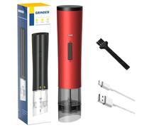 Elettrico Pepper Grinder, Ricaricabile Salt Mill, Electric Salt Pepper Mill, Compact Electric Grinder, Salt And Pepper Grinder, 1200mah Battery Grinder, Pepper Mill With Battery, Pepper Mill