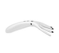 Elettrico per Cuoio Capelluto Ricarica Usb, Bianco | Stile Semplice, Design Ergonomico in Abs, Vibrazione Intensa per Sollievo, Massaggio Testa Chioma