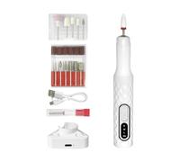 Elettrico per la rimozione dello smalto | Kit di trapano per unghie con gel acrilico e polvere, strumento ricaricabile per lucidare, modellare e unghie in manicure e uso in casa, viaggio o salone