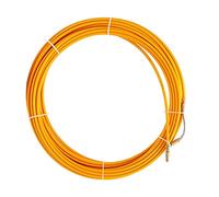 Elettrico Pesce Nastro 10M/20M/30M 6mm In Fibra di Vetro Cavo Elettrico Push Pullers Giallo Avvolgicavo Condotto Threading Parete di Metallo Wire Conduit 25M