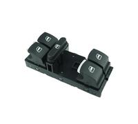 Elettrico Pulsantiera Alzavetri Interruttore Alzacristalli Elettrico Per VW Seat Per Golf 5 6 Per Jetta MK5 Mk6 Per Tiguan Per Touran Per Passat B6 B7 1K4959857A(Chrome)