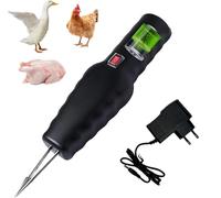 Elettrico Quick Chicken Plucker, Handheld Chicken Plucker Macchina, Elettrico Poultry Feather Plucker, Automatico Ricaricabile Poultry Short Hair Plucking Tool (Black, Charging type)
