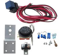 Elettrico Regolabile Termostato Controller per Auto Radiatore Motore Cooling Fan