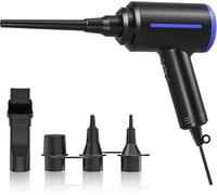 Elettrico Rimuovi Polvere Aria Compressa, Spolveratore d'aria elettrico da 40000 giri/min, polvere d'aria con e spazzola di pulizia per computer tastiera auto