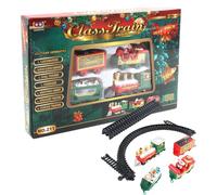 Elettrico | Set Di Classico Di Natale con Di Merce - Corsie Ferroviarie E Kit Ferrovia, Set Di Gioco Puzzle con Piste Per Auto | da 3 a 6 Anni