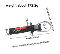 Elettrico Strumento Martello Trapano Manico Accessori 172.2g Antiscivolo Pratico