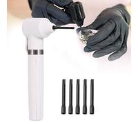 Elettrico Tatuaggio Pigment Mixer, Mixer di Inchiostro per Tatuaggio, Accessorio per Tatuaggio, per Miscelare Pigmenti, Inchiostro, Colore, con 5 Bastoncini di Miscelazione (bianco)