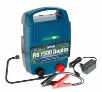 Elettrificatore per recinti elettrici Ama Duplex AB 1500 12/230V fino a 25 km